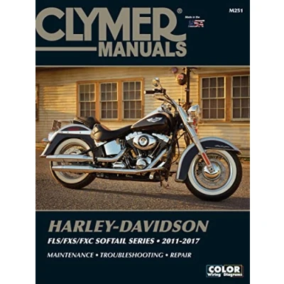Image of Harley Davidson FLS/FXS/FXC Softail Series (2011 2017) Clymer Repair