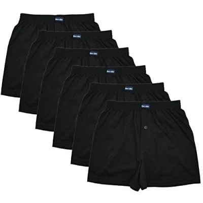 Image of MioRalini 6 Men&#039;s Cotton Boxer, Model: Button Fly Set 04, 3X Large (15.5 in)