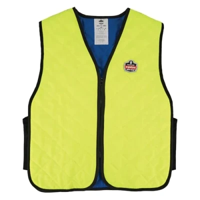 Image of Ergodyne Chill Its 6665 Evaporative Cooling Vest Lime, Large