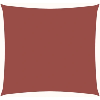 Image of vidaXL Sunshade Sail Oxford Fabric Square 3x3 m Terracotta