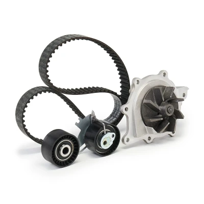 Image of SU001A3082 water pump + Timing Belt Kit FEBI BILSTEIN 103081 with 116 rounded tooth profile Metal FORD: Galaxy Mk3 MPV, Mondeo 5 Kombi