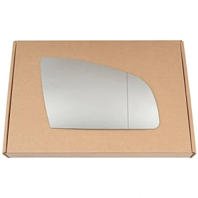 Image of Less4spares Wing Mirror Glass Right Compatible with Audi A3 2003 2008 STICK ON Driver Off Side Convex