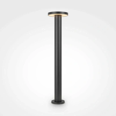 Image of Maytoni Wald Outdoor Bollard Graphite, 80cm, 3000K IP65