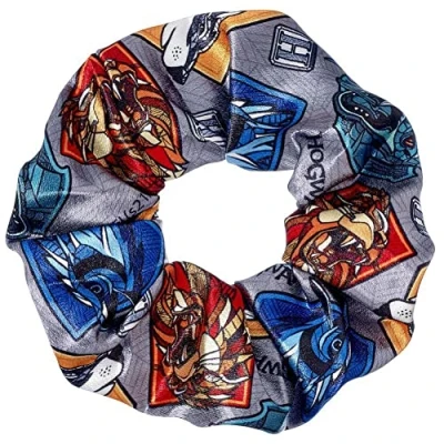 Image of Official Harry Potter Hogwarts House Animal Crest Hair Scrunchie by The Carat Shop