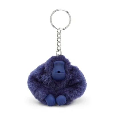 Image of Kipling MONKEYCLIP S Small monkey keyhanger, Monkeys/Keyhangers, Ocean Blue (Blue)