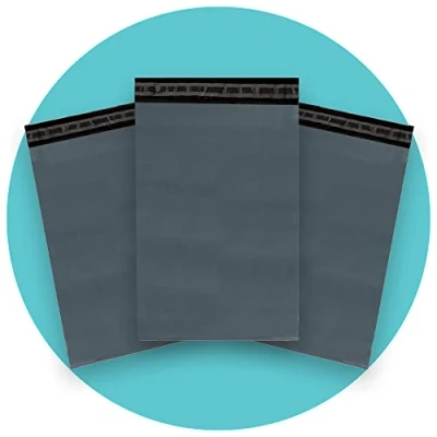 Image of Triplast 9 x 12 Inch Plastic Mailing Postal Bag Grey (Pack of 500)