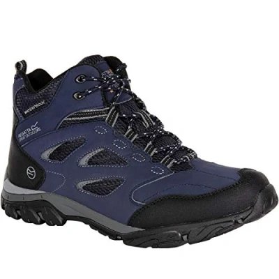 Image of Regatta Mens Holcombe IEP Mid Rise Walking Ankle Boot 7 UK Navy