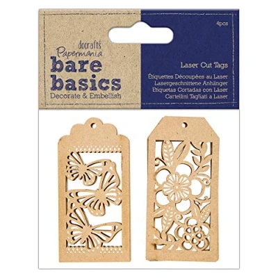 Image of Bare Basics Wooden Embellishments, Natural, N Applicable