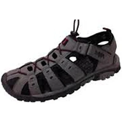 Image of PDQ Men&#039;s Trekking Sandals (42 EU) (Dark Taupe/Orange), Dark taupe orange, 8 UK