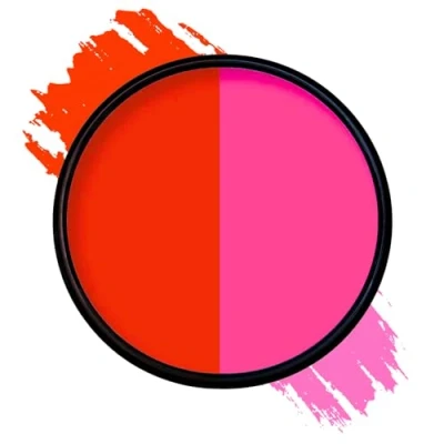 Image of Mehron Makeup Paradise AQ Face &amp; Body Paint (1.4 oz) (Super Nova Neon Orange/Orange UV)
