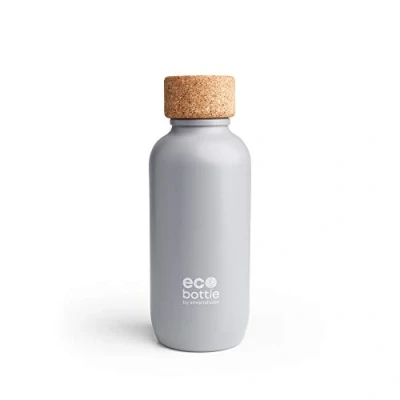 Image of Smartshake EcoBottle 650ml/ 22 oz BPA Free Water Bottle Reusable, Recyclable, Non Toxic &amp; Eco Friendly Lightweight Leakproof Small Flask, Gray