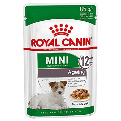 Image of Royal Canin Mini Ageing 12+ Senior in Gravy Wet Dog Food, 85g