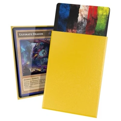 Image of Ultimate Guard Cortex Sleeves Japanese Size (60) (62 x 89 mm), Colour: Yellow