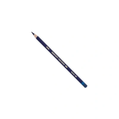 Image of Derwent Inktense Permanent Watercolour Single Pencil, Bright Blue (1000), 4mm Premium Core Strength, Water Soluble, Ideal for Drawing, Colouring &amp; Painting on Paper Fabric, Professional Quality (0700912)