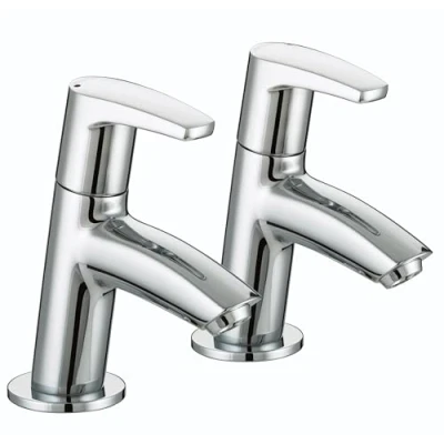 Image of Bristan OR 1/2 C Orta Basin Taps Chrome Plated