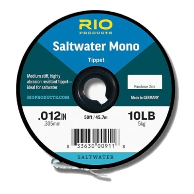 Image of Rio Fly Fishing Tippet Saltwater Mono 12Lb Tackle, Clear
