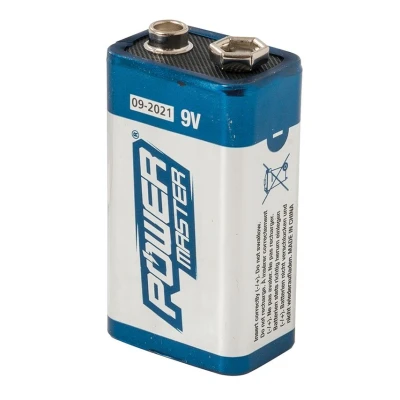 Image of Powermaster 9V Super Alkaline Battery 6LR61 Single