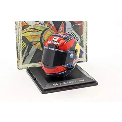Image of Ex Mag Stefan Bradl MotoGP 2012 1:5 scale Diecast Model Replica Helmet