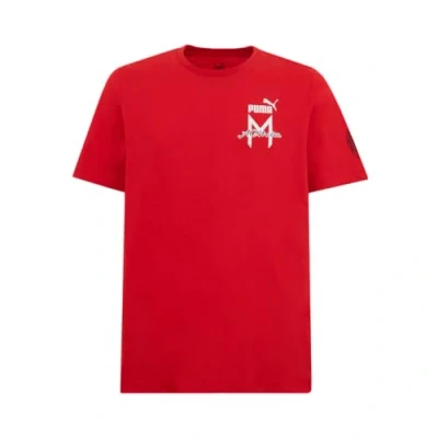 Image of AC Milan Puma Ftlbicons Adult Men&#039;s T Shirt Red