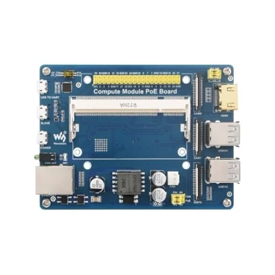 Image of Waveshare Power Over Ethernet PoE Board, Compatible with Raspberry Pi Compute Module CM3/CM3L/CM3+/CM3+L