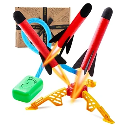 Image of Jaques of London Rocket Launcher for Kids Garden Toys Includes Foam Childrens Outdoor Since 1795