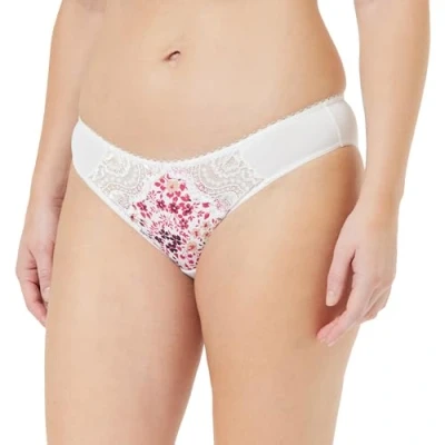 Image of Playtex Flower Elegance Micro Lace Mini Brief Women x1, Multicolor, M