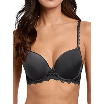 Image of Wacoal Lace Perfection Contour Bra Black
