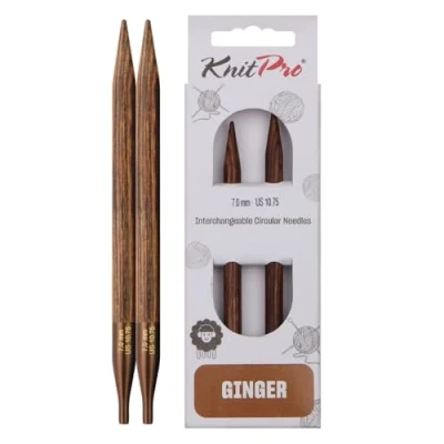 Image of KnitPro Ginger interchang. needle tips special 7.00mm 3pcs