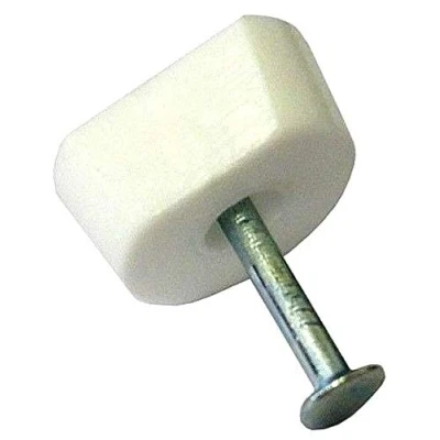 Image of 12 x White Shelf Support Nail in Pin Fix Studs