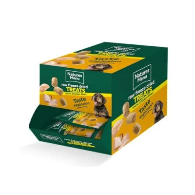 Image of Natures Menu Raw Freeze Dried Treats Chicken 20 x 15g