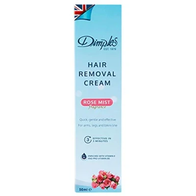 Image of Dimples Hair Removal Cream Rose Mist, 50 ml