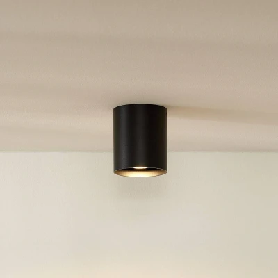 Image of Lucide BODI Ceiling Spotlight Ø 8 cm GU10 Black