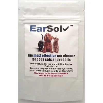 Image of EarSolv™ 50g Cleans Out Ear Wax, Yeast And Mites In Dogs, Cats Rabbits. ** 100% GUARANTEED