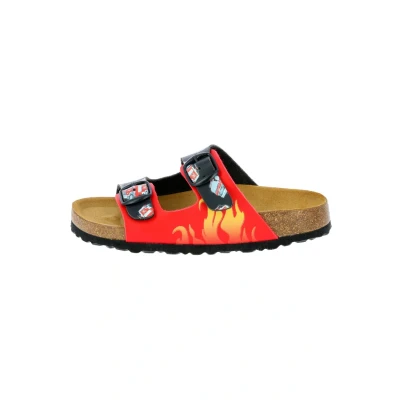 Image of Lico Bioline Kids Flame Mules, Red (Rot Rot), 13 UK Child