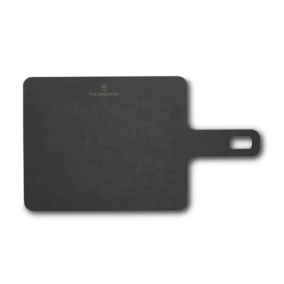 Image of Victorinox Chopping Board mit Servier Griff, Handy Serie, Cutting 22.9 x, 19 0.5, Durable, Dishwasher Safe, Black