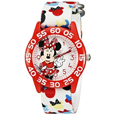 Image of Disney Girls Analogue Quartz Watch with Nylon Strap W002374