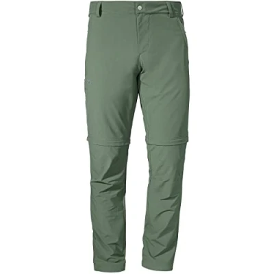 Image of Schöffel Men&#039;s Folkstone Zip Off Pants Trousers, Laurel Wreath, 50 (EU)