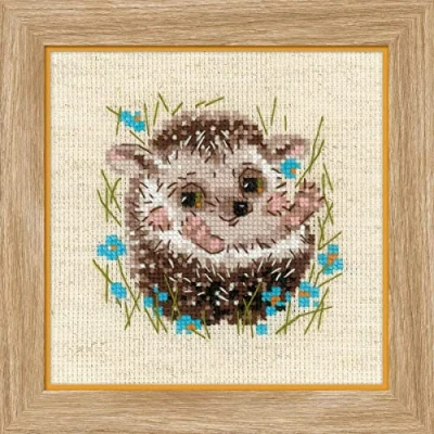 Image of RIOLIS Cross Stitch Kit 1753 Little Hedgehog