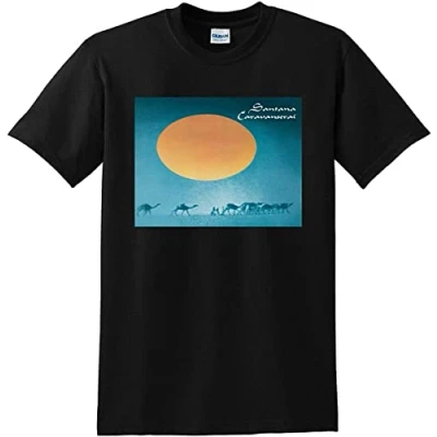 Image of Santana T Shirt caravanserai Vinyl CD Cover Tee Small Medium Large or XL Mens Black