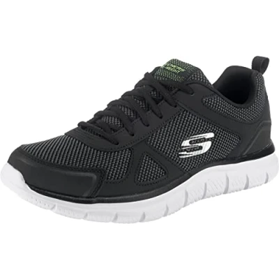 Image of Skechers Men&#039;s Track Bucolo Oxford, Black White, 7 UK