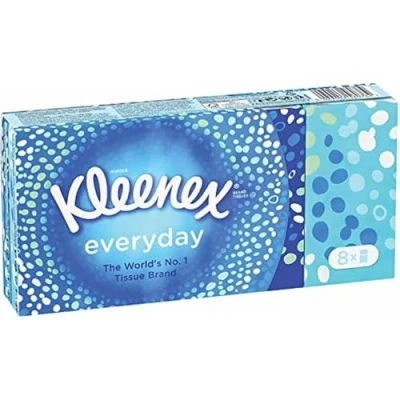 Image of Kleenex Everyday Tissues Pocket Pack 8s, Large