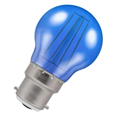 Image of Crompton LED Filament Harlequin Round 4W Blue BC B22d