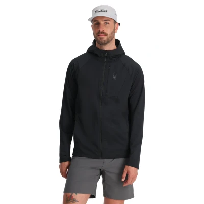 Image of Spyder Gridweb Fleece Hoodie Jacket