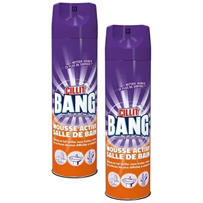 Image of Cillit Bang Active Foam Aerosol, 600ml Pack of 3