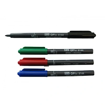 Image of Hainenko Value Medium Non Permanent Pen for Overhead Projector Sheet Assorted (Pack of 4)