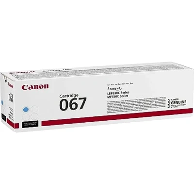 Image of Canon 067 Toner Cartridge 1 Piece(s) Original Cyan