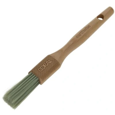 Image of Coral 31851 Earthwise 1 inch Paint Brush with Eco Friendly FSC Wooden Handle and Fine Filaments