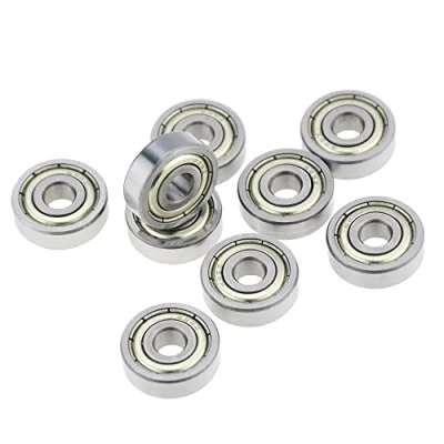 Image of Fasizi 10 Pcs 623ZZ Double Metal Shields Deep Groove Ball Bearings 3x10x4mm