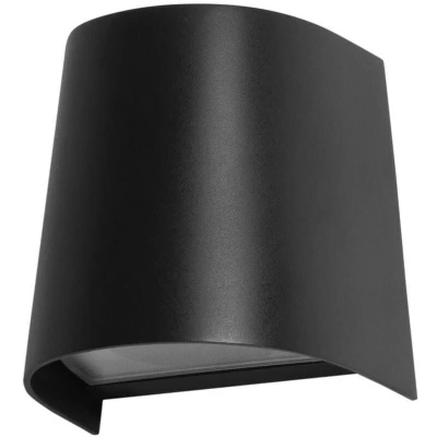 Image of Forlight Lighting Prisma Outdoor Up Down Wall Lamp Black, Tinted, IP65 PX 0545 NEG