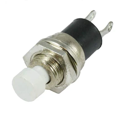 Image of White Mini Off(On) Push to Make Momentary Button Switch SPST